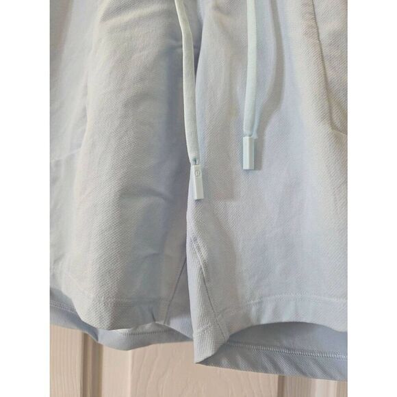 Lululemon License To Train Linerless 7" Shorts S Light Blue LM7APYS - Picture 4 of 10